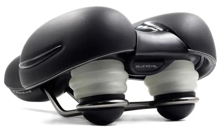 Седло Selle Royal Respiro Relaxed Unisex, чёрное 2