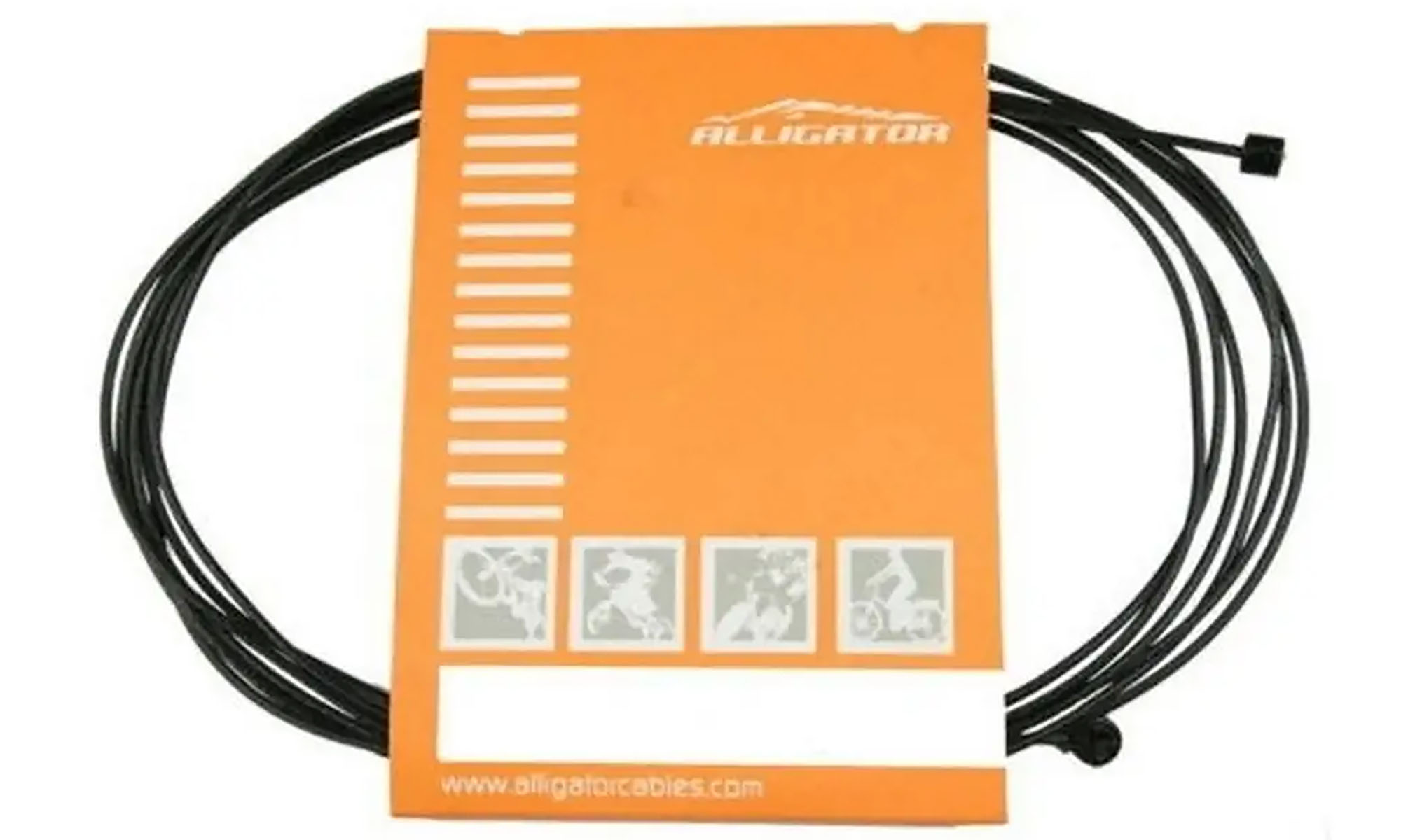 Тросик перемикання Alligator, Shimano/SRAM, гальван., поліров., 19 ниток, 1,1 мм, 2000 мм, уп. 10 шт Тросик перемикання Alligator, Shimano/SRAM, гальван., поліров., 19 ниток, 1,1 мм, 2000 мм, уп. 10 шт