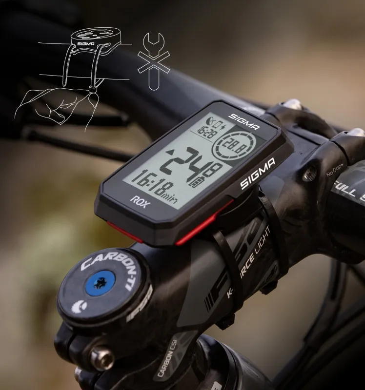Велокомп'ютер Sigma Sport ROX 2.0 Чорний 5