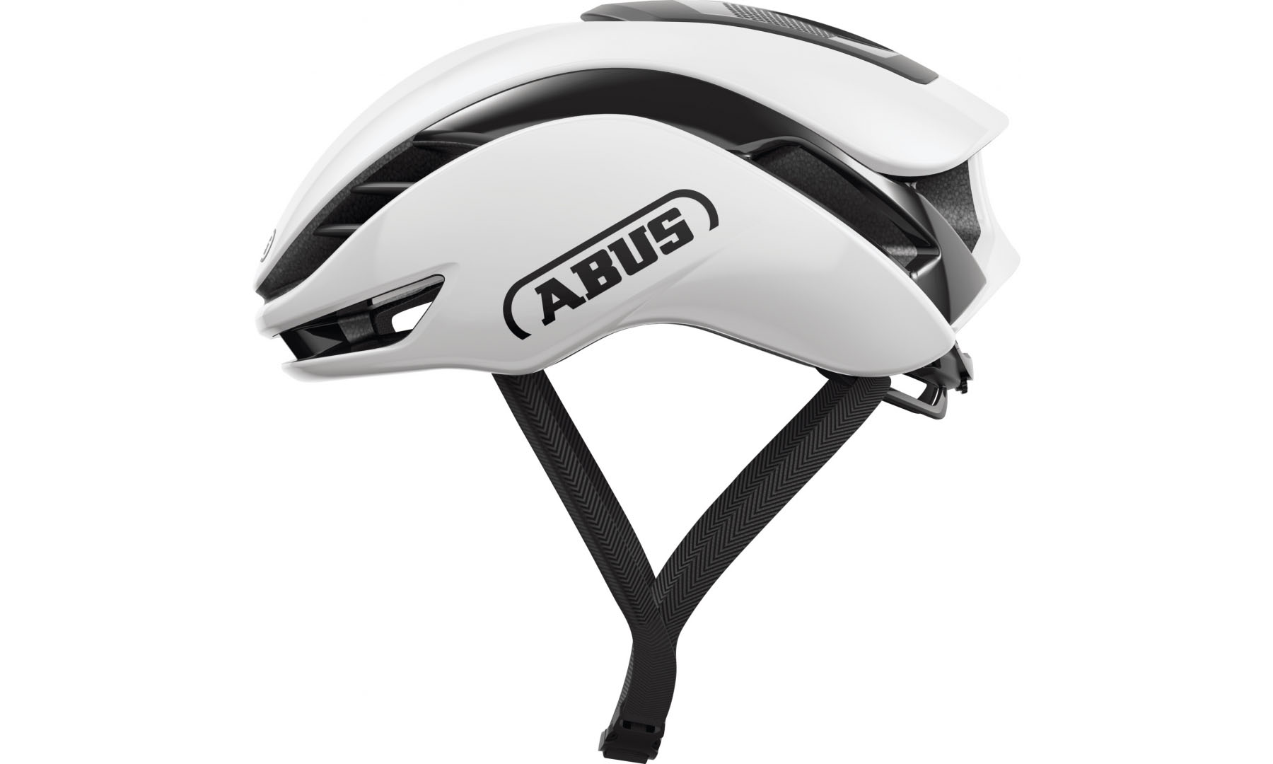 Велошлем спортивный ABUS GAMECHANGER 2.0 shiny white, размер L (57-61 см), белый 