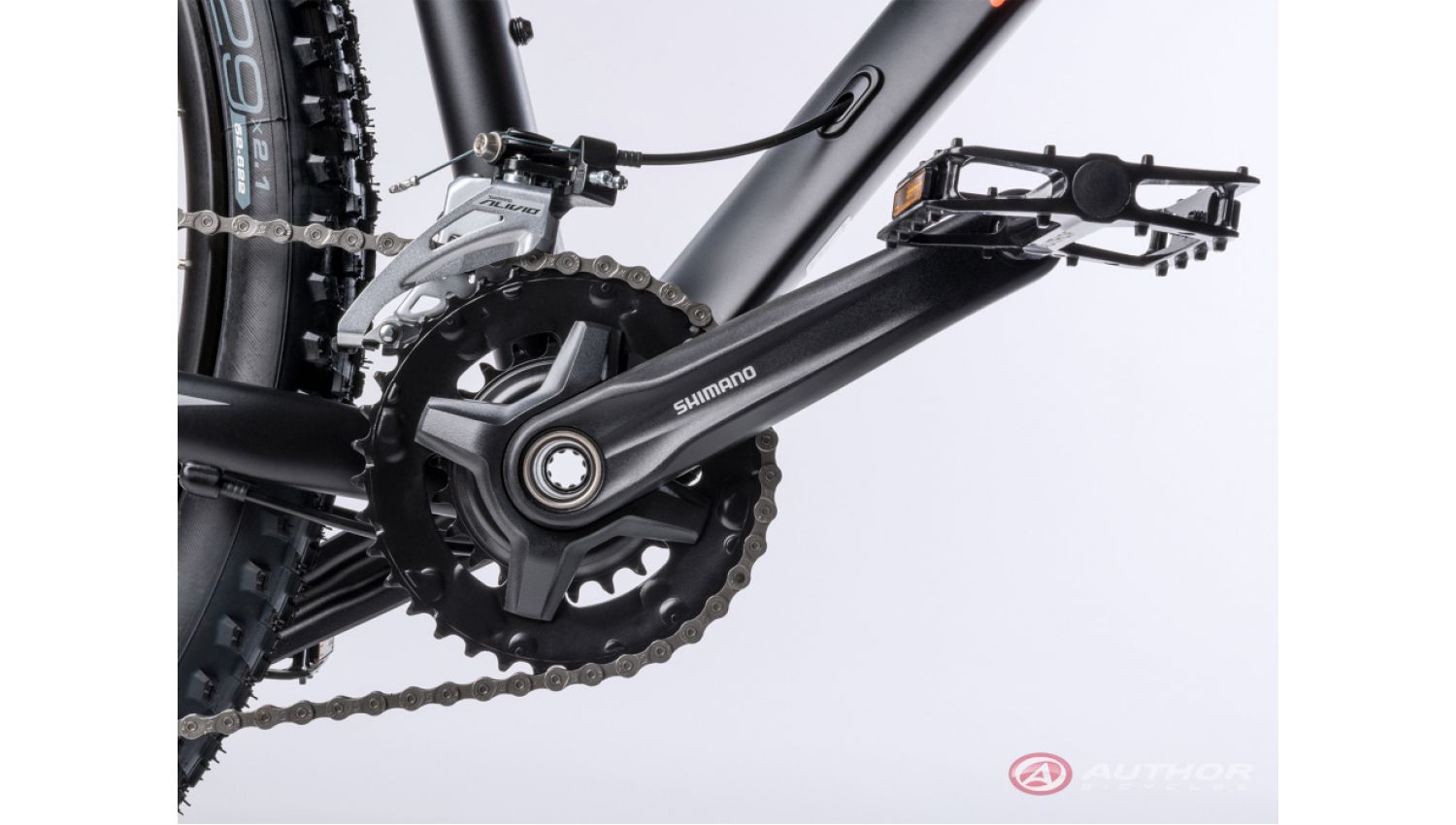 Велосипед AUTHOR Spirit 29" рама S (2022) Чорний 3