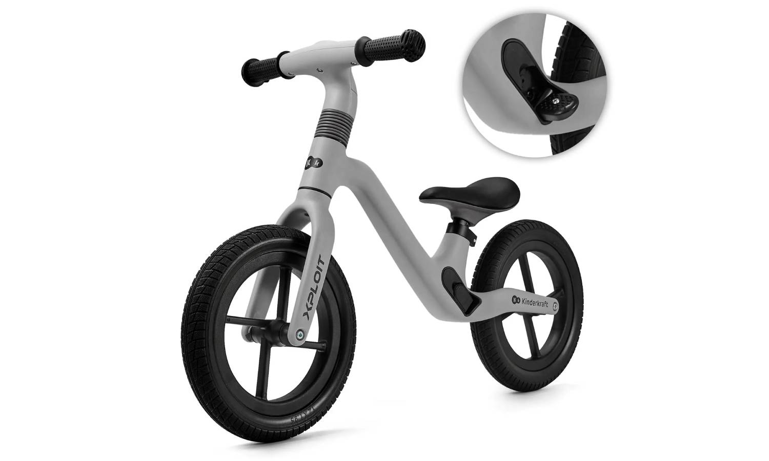 Біговел Kinderkraft Xploit Moontone Silver 2 Біговел Kinderkraft Xploit Moontone Silver 2