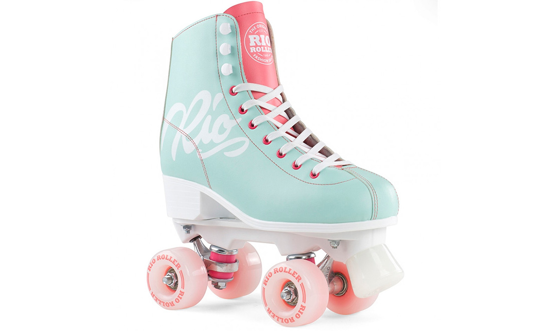 Ролики квады Rio Roller Script размер 42.0 teal-coral 