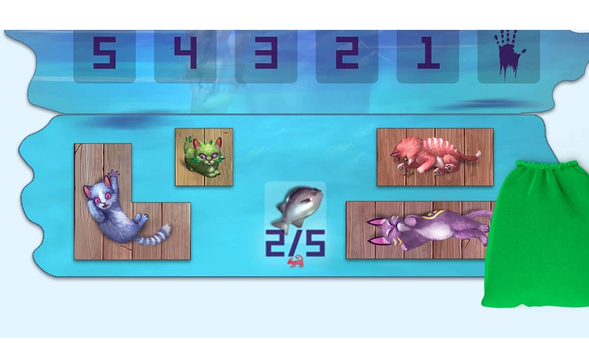 Настольная игра Остров кошек: Котята и зверята (The Isle of Cats: Kittens + Beasts) 11