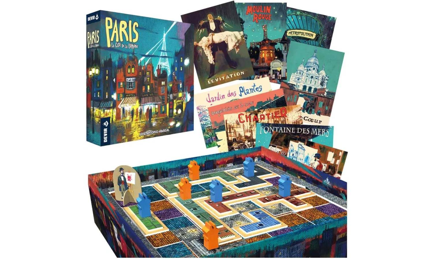 Настольная игра Париж. Город огней (Paris: La Cité de la Lumière) 3