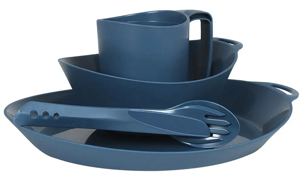 Фотографія Набір туристичного посуду Lifeventure Ellipse Camping Tableware Set navy