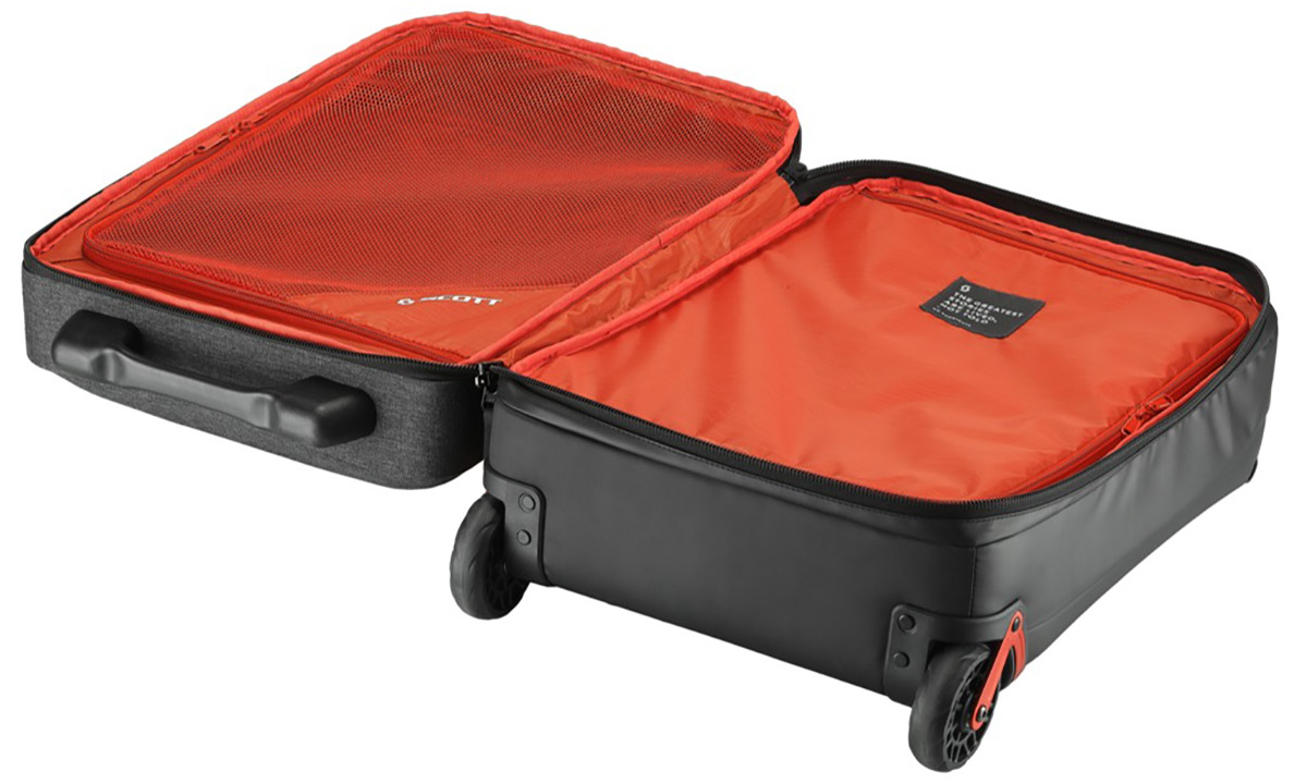 Фотография Сумка SCOTT Softcase 40 л серо-красная 3
