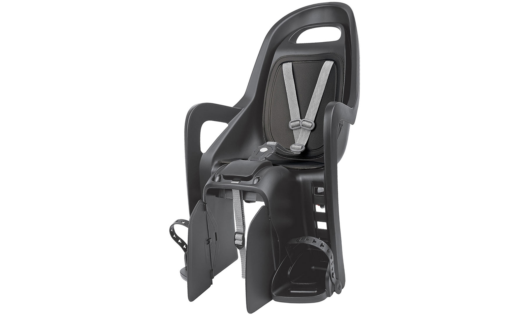 Фотография Детское кресло заднее POLISPORT Groovy Maxi CFS на багажник, 9-22 кг, черное