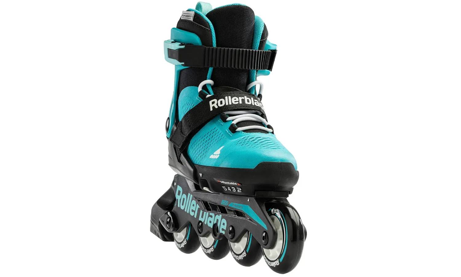 Фотография Ролики Rollerblade Microblade 2024 aqua-black 33-36.5 2
