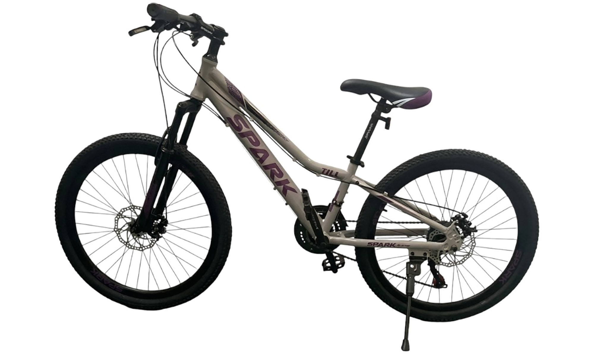 Велосипед SPARK TILL 24", розмір XXS, рама - 11", рік 2026, сріблястий 2 Велосипед SPARK TILL 24", розмір XXS, рама - 11", рік 2026, сріблястий 2