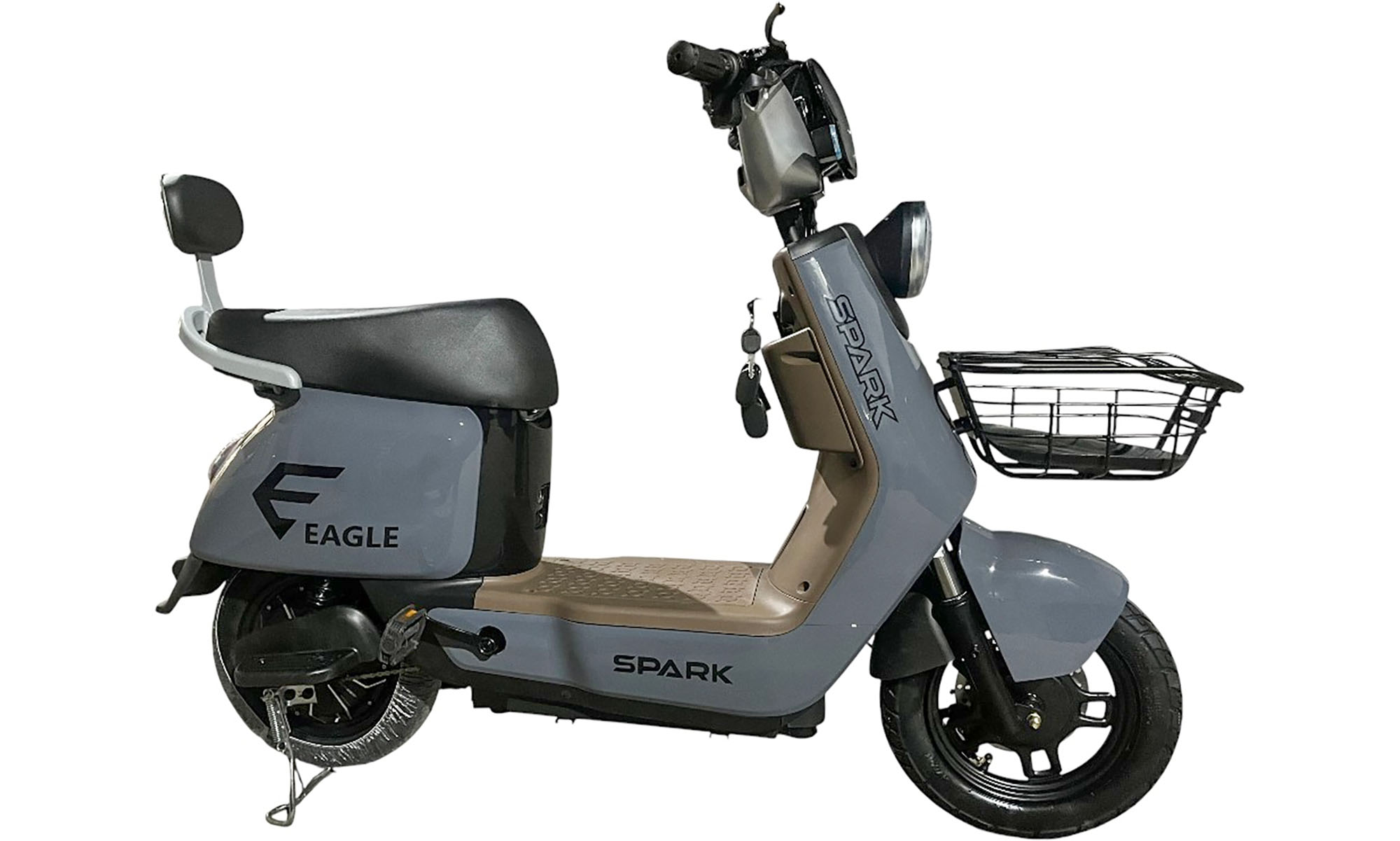 Велосипед с электромотором SPARK EAGLE 14", 48V/1000W/25Ah, год 2026, Серый 3