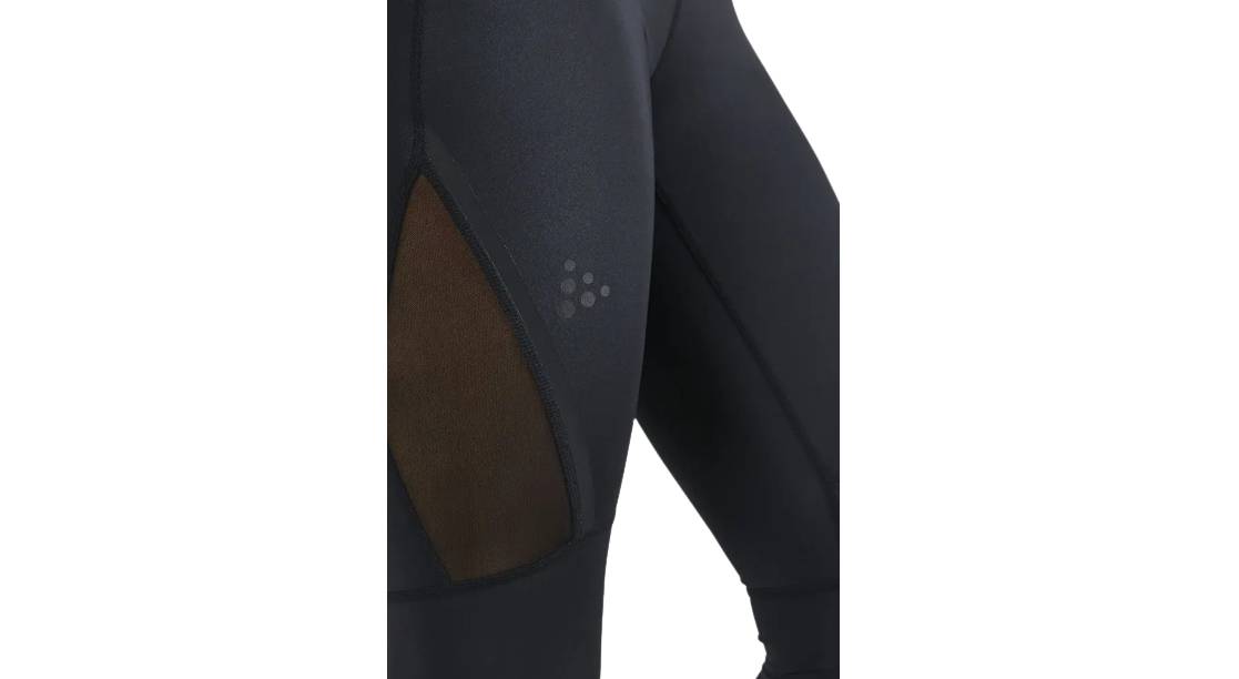 Фотография Тайтсы Craft UNTMD Tights женские, размер XS, сезон AW 19, черный 5