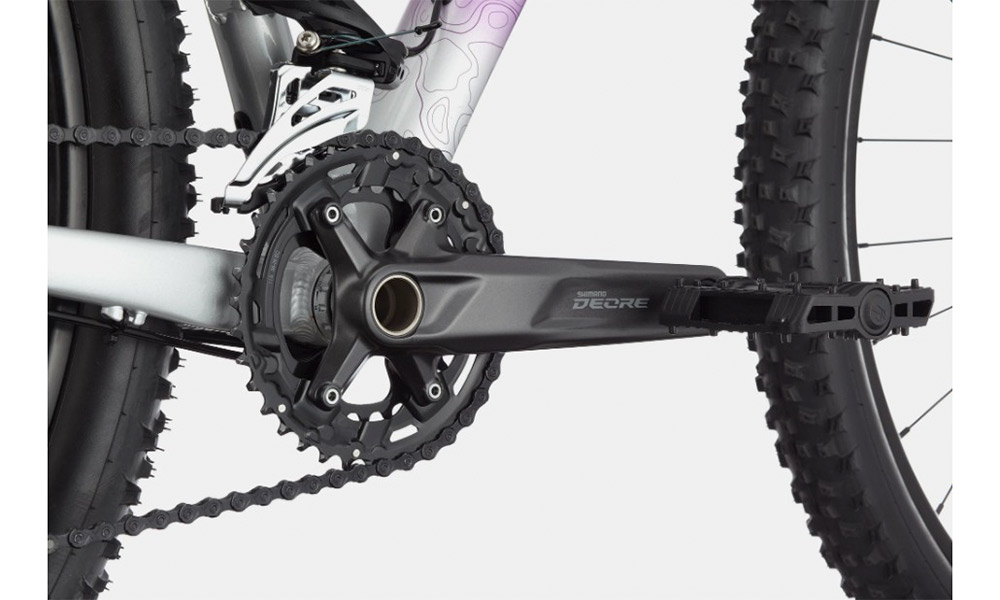 Велосипед Cannondale TRAIL SL 4 Feminine 29" размер S 2021 Бело-фиолетовый 4