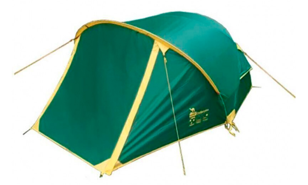 Фотография Палатка Tramp Colibri Plus зелено-желтый