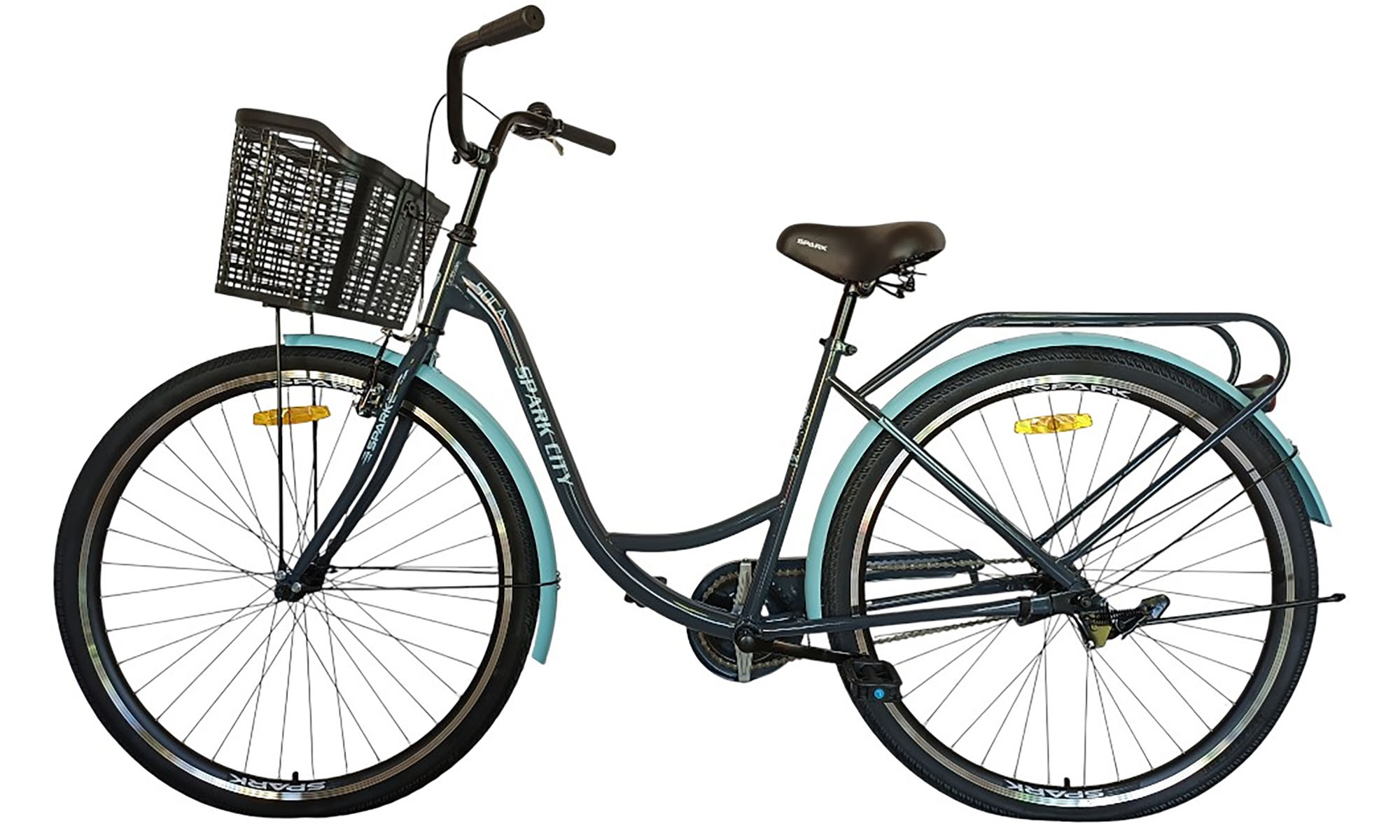 Велосипед SPARK CITY SOLA 28", розмір M, рама - 18", рік 2026, сірий 4