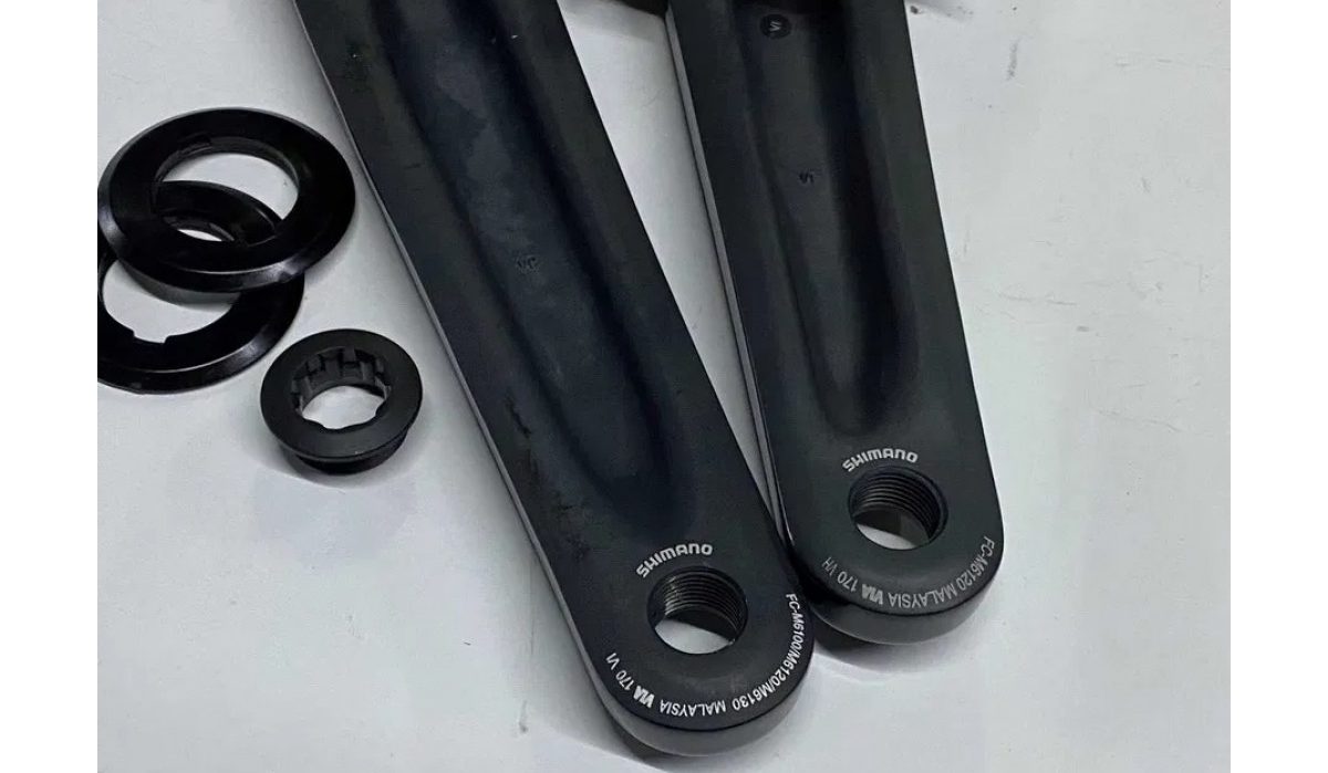 Шатуни Shimano FC-M6120 Deore, Hollowtech II 170мм, 32Т