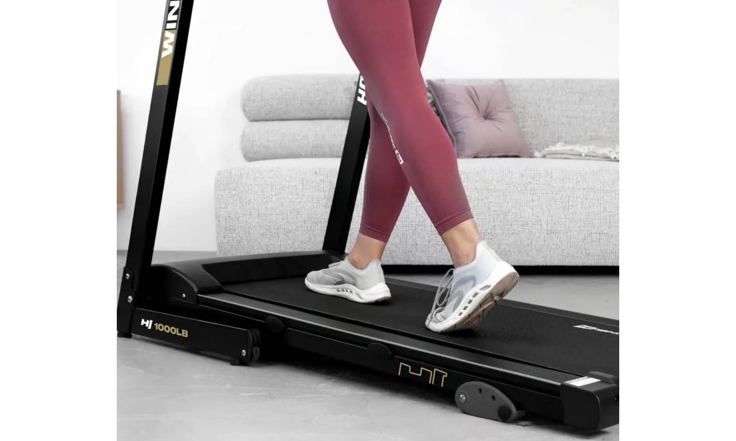 Бігова доріжка Hop-Sport HS-1000LB Wind сірий 5