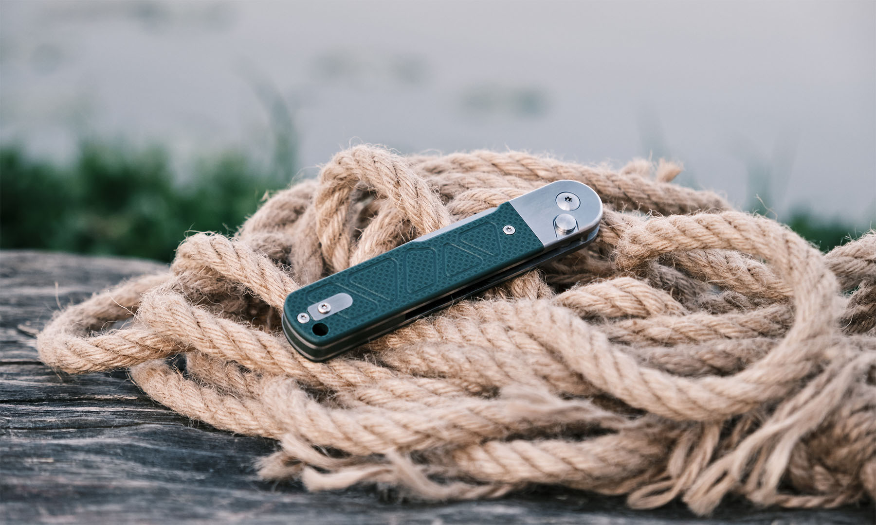 Нож складной Ganzo G767-GB зеленый 3