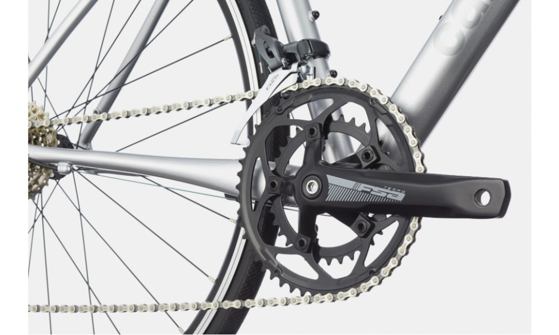 Фотографія Велосипед Cannondale CAAD Optimo 4 28" (2021) 2021 сріблястий 3