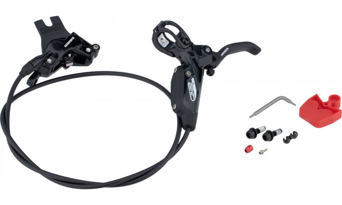 Тормоз дисковый SRAM G2 R Aluminum Lever Gloss Black Front 950mm Hose 8 Тормоз дисковый SRAM G2 R Aluminum Lever Gloss Black Front 950mm Hose 8