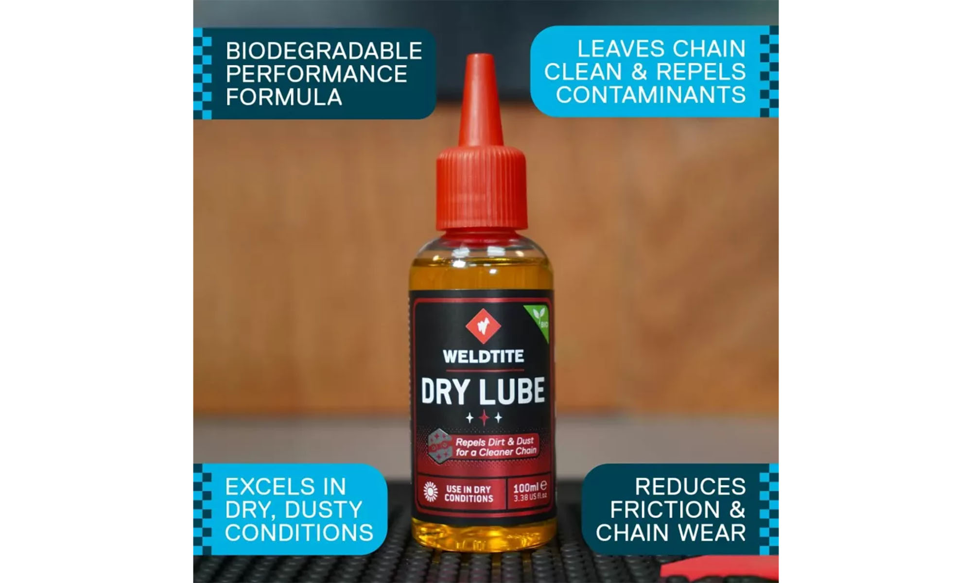 Смазка для цепи Weldtite 03135 DRY LUBE, 100мл 2