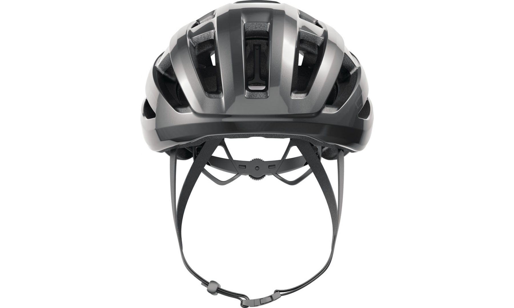 Велошлем спортивный ABUS POWERDOME titan, размер L (57-61 см), титан серый 4