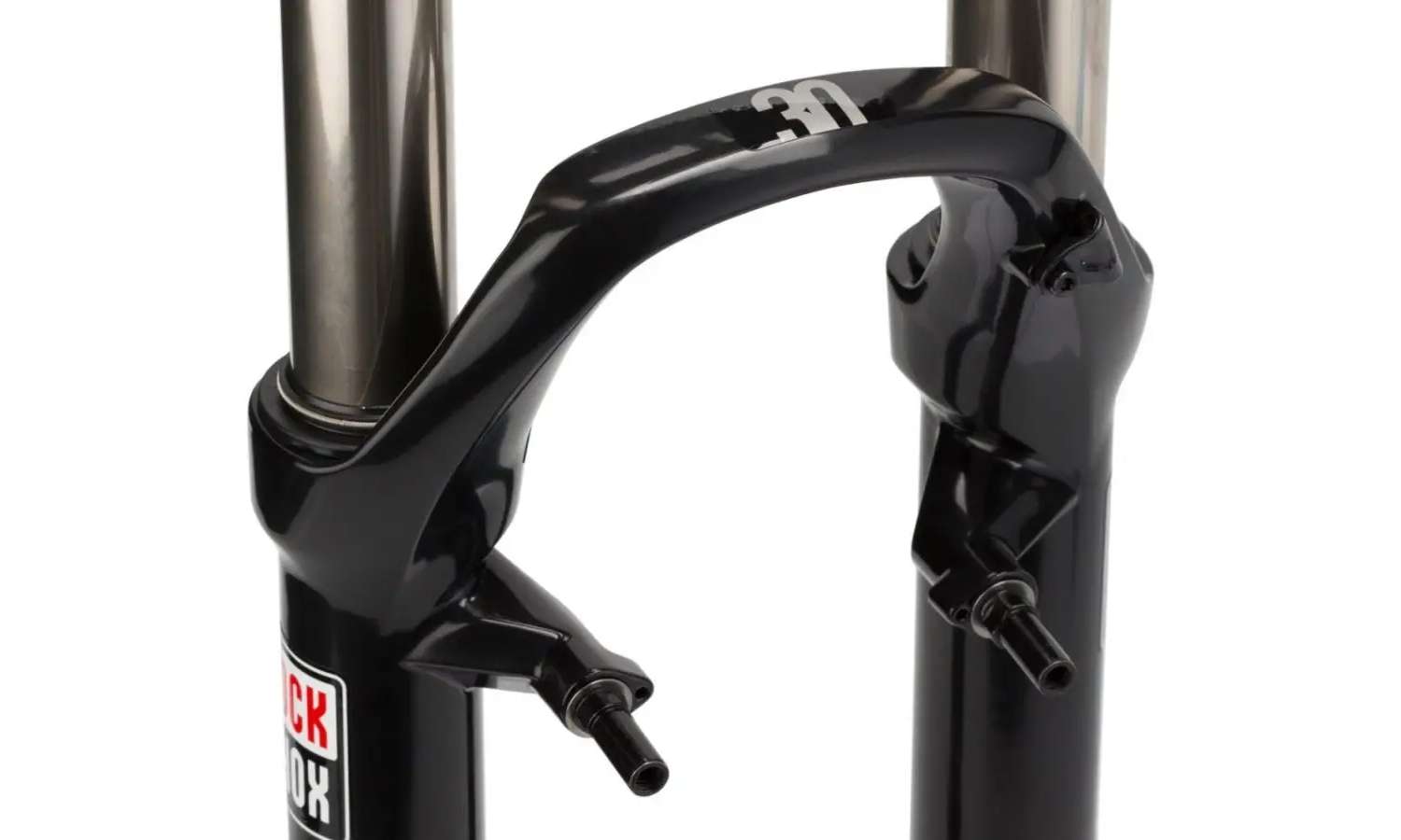 Вилка RockShox 30 Silver TK - Coil 100mm, 26", ось 9mm, Черный, TurnKey Шток 1 1/8" 6