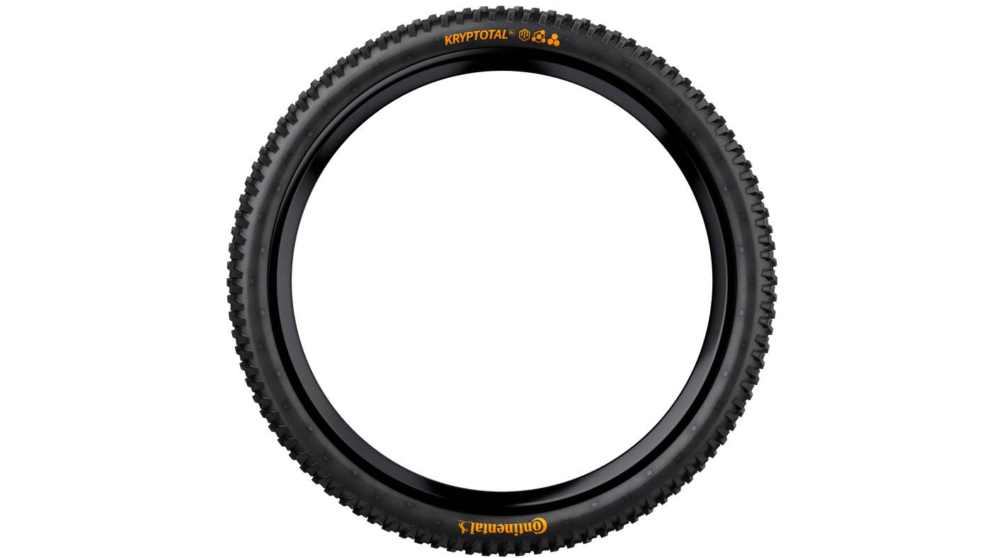 Фотография Покрышка бескамерная Continental Kryptotal-R Enduro Soft 29 x 2.60, складная skin, Черная 3