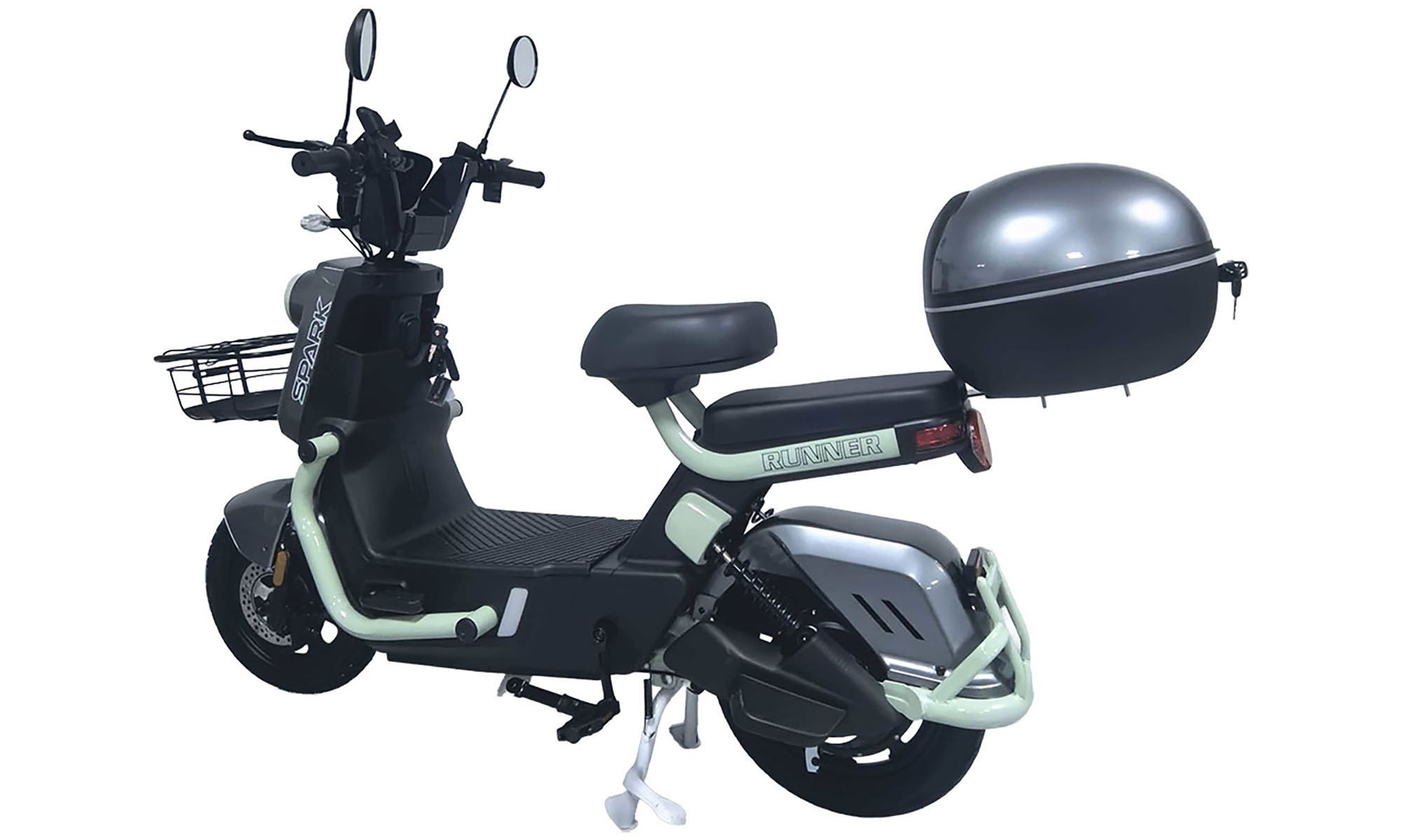 Велосипед с электромотором SPARK RUNNER 12" размер 16", год 2026, 60V/1000W/25Ah, серый 4