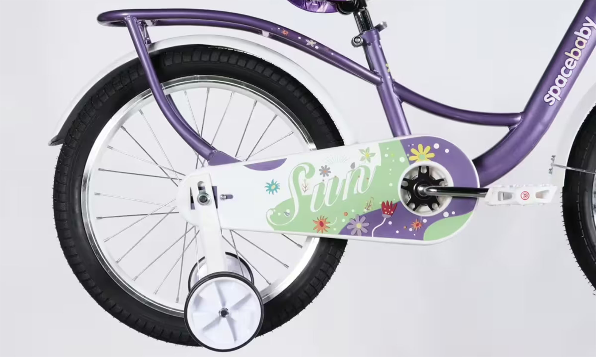 Велосипед SPACE KID SUN BH 18", розмір XXS, рама-10", рік 2026, фіолетовий 2
