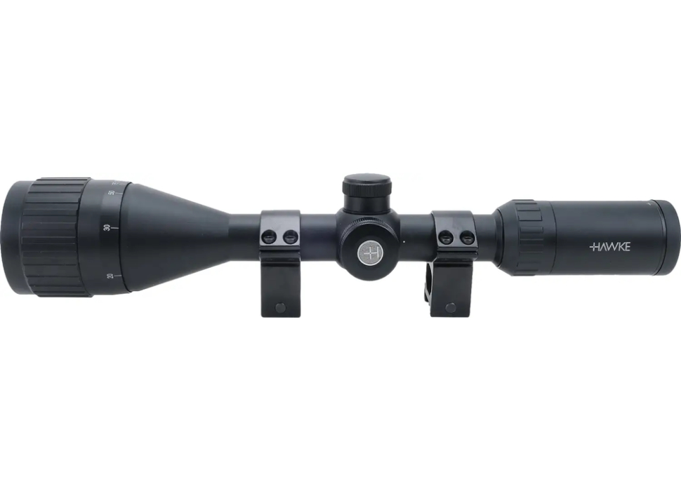 Приціл оптичний Hawke Fast Mount 3-12x50 AO сітка Mil Dot з підсвічуванням. Кільця на Weaver 2