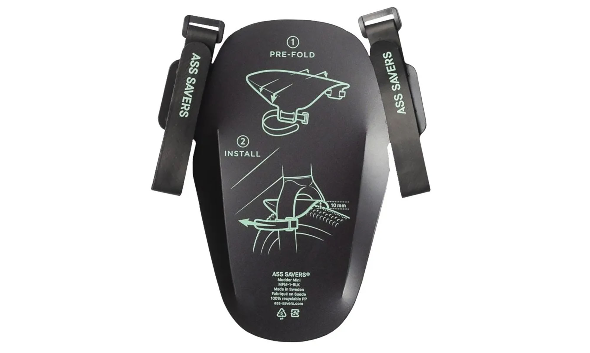 Крило переднє ASS SAVERS, Mudder Mini, сіре 2