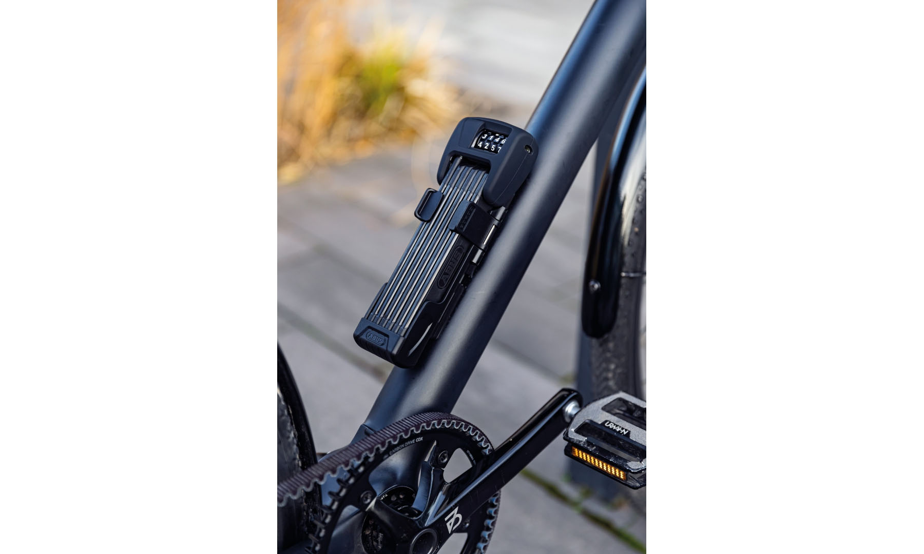 Замок сегментний ABUS 6000C/90 Bordo чорний SH 4