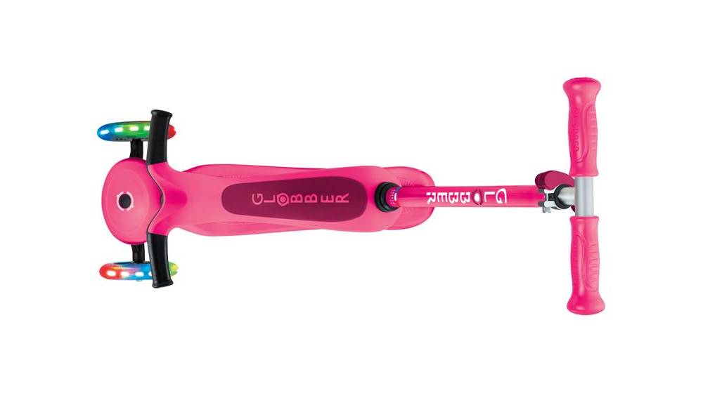 Самокат GLOBBER GO UP SPORTY з колісами, що світяться, пурпурно-рожевий, 1+ 10 Самокат GLOBBER GO UP SPORTY з колісами, що світяться, пурпурно-рожевий, 1+ 10