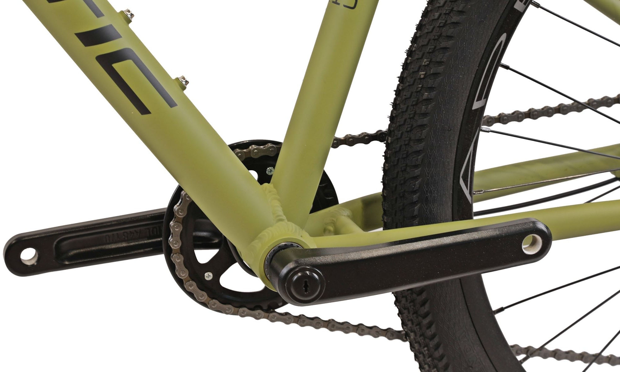 Велосипед KINETIC PROFI 26" размер XS, рама 13", 2025, Зелено-серый 4