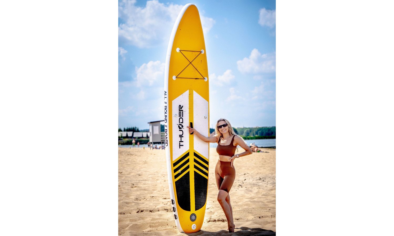 Сапборд SUP THUNDER COAST YELLOW 320 3 Сапборд SUP THUNDER COAST YELLOW 320 3