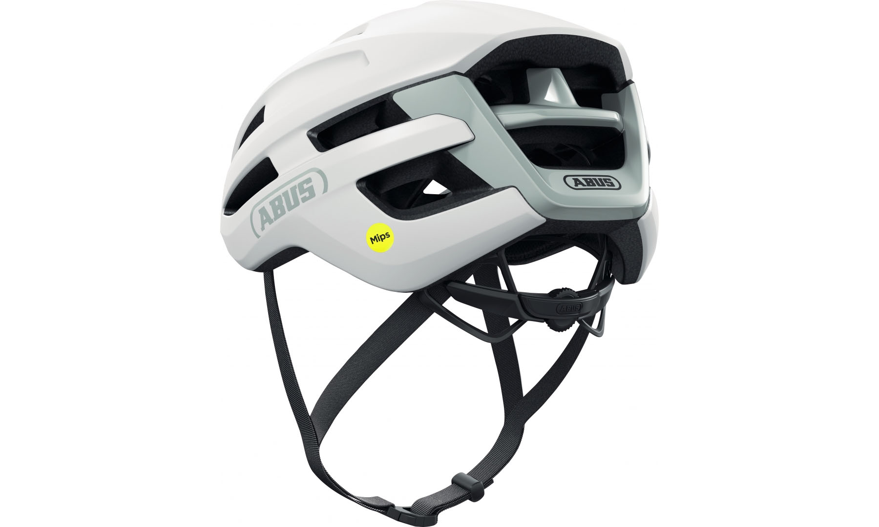 Велошлем спортивный ABUS POWERDOME MIPS polar white, размер L (57-61 см), белый 3
