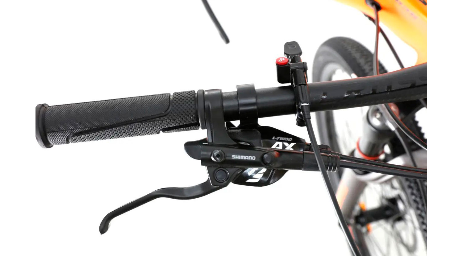 Фотография Велосипед Crosser Flow MT036 2x12 29" размер М рама 17 2022 Серо-оранжевый 5