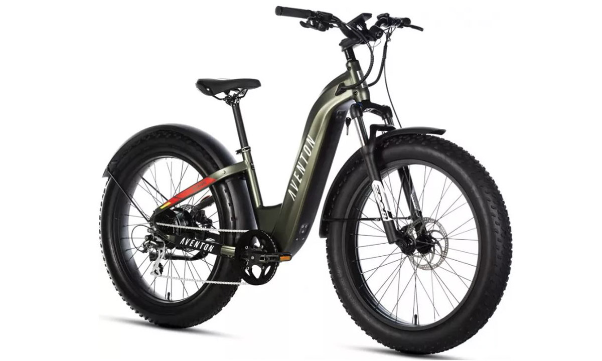 Электровелосипед Aventon Aventure 750 ST, 26", рама M, 2023 Camouflage Green 2