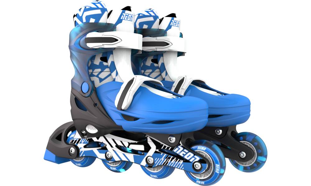 Роликовые коньки Neon Combo, размер 34-37, синий 3
