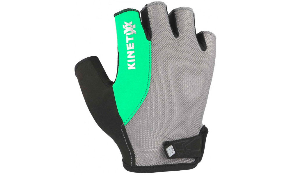 Велоперчатки Kinetixx Liam Active Bike Glove серо-зеленый, размер 8,5