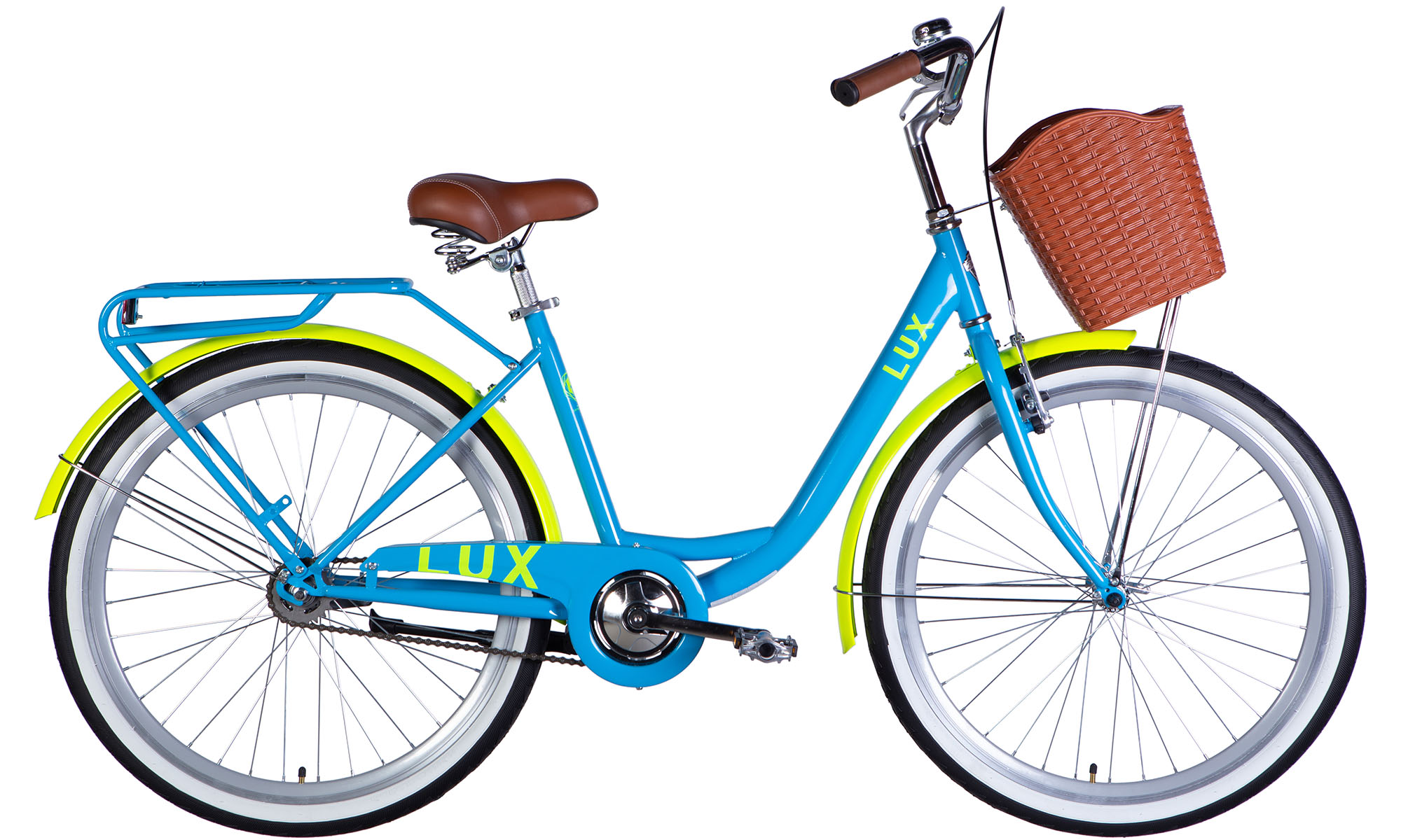 Фотография Велосипед Dorozhnik LUX Velosteel 26", размер M, рама-17", 2025, голубой