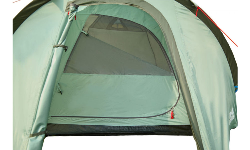 Фотография Палатка Skif Outdoor Tendra, 210x180 cm (3-х местная), темно-зеленая 3