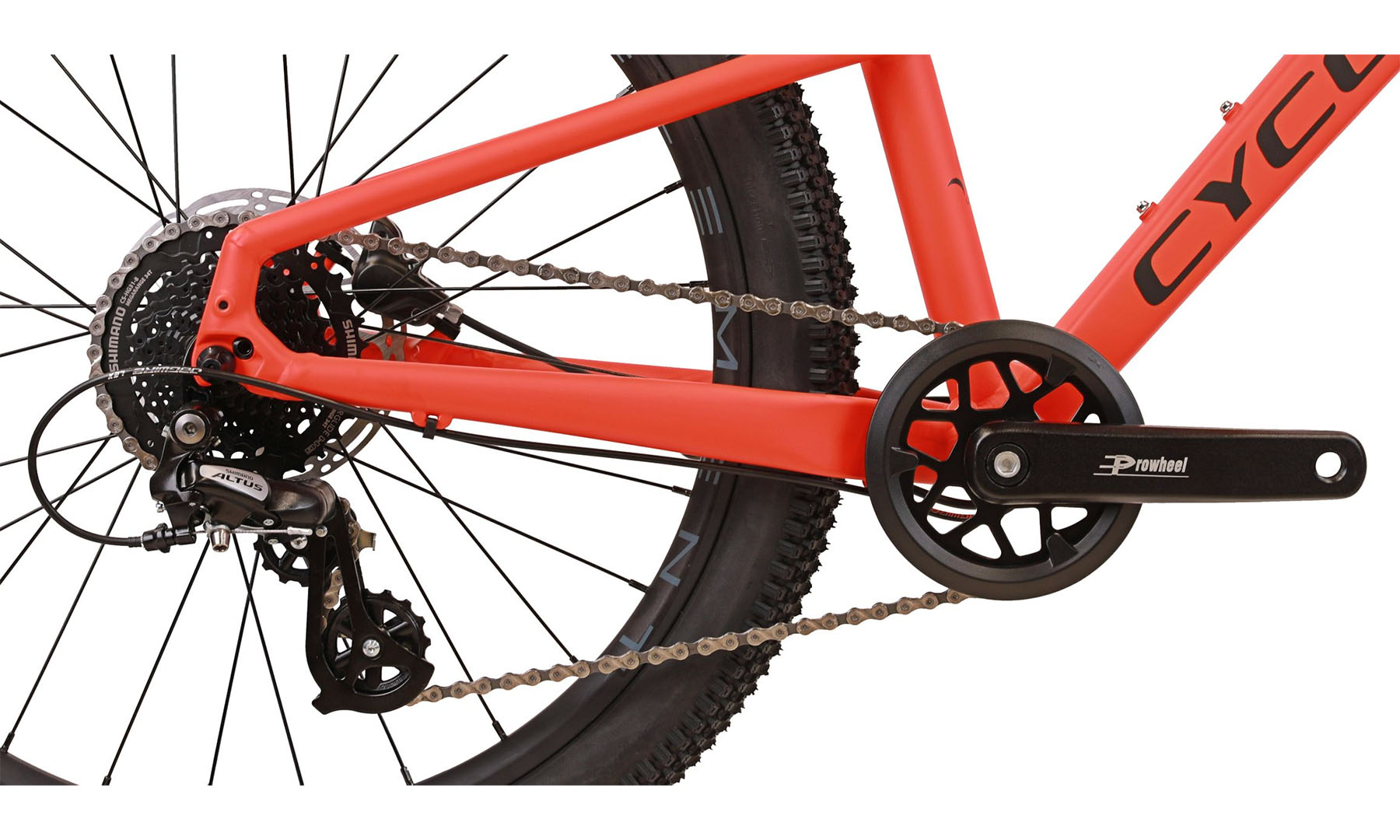 Велосипед CYCLONE ULTIMA 24", размер рамы 12" (2025) Оранжевый (мат) 7