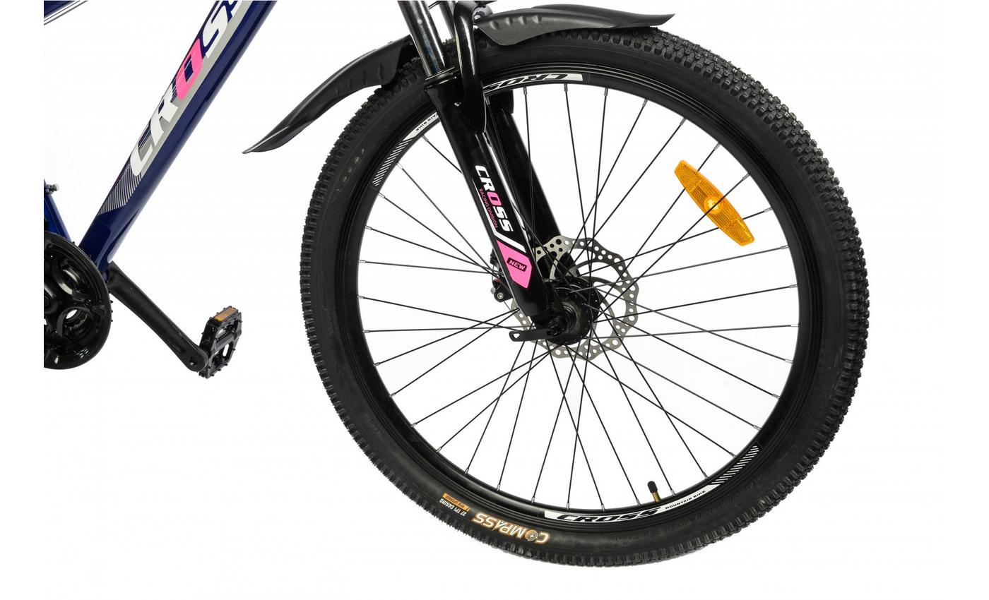 Фотографія Велосипед Cross XC2621 26" розмір М рама 17 2022 Блакитний Рожевий 3