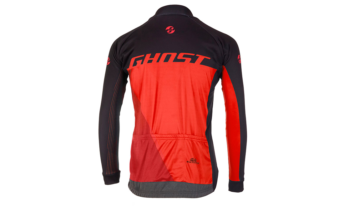 Джерси Ghost Performance Evo long, мужское, черно-красный, размер XXL 2