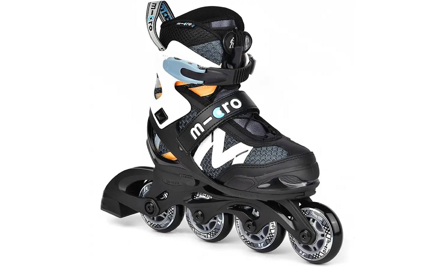 Ролики Micro NEW Shaper black-white размер 33-36 2