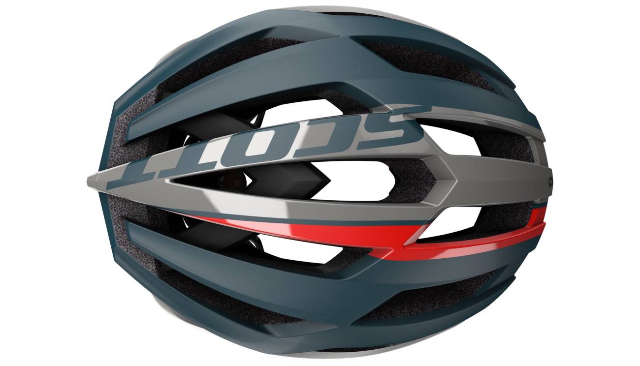 Шолом Scott arx Plus розмір S (51-55 см) Чорний і червоний 4