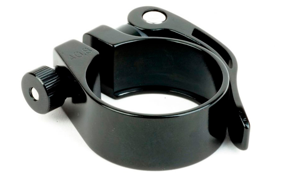 Фотографія Ексцентрик із затискачем сідла AQR-Simplex d.40,8 мм, чорний