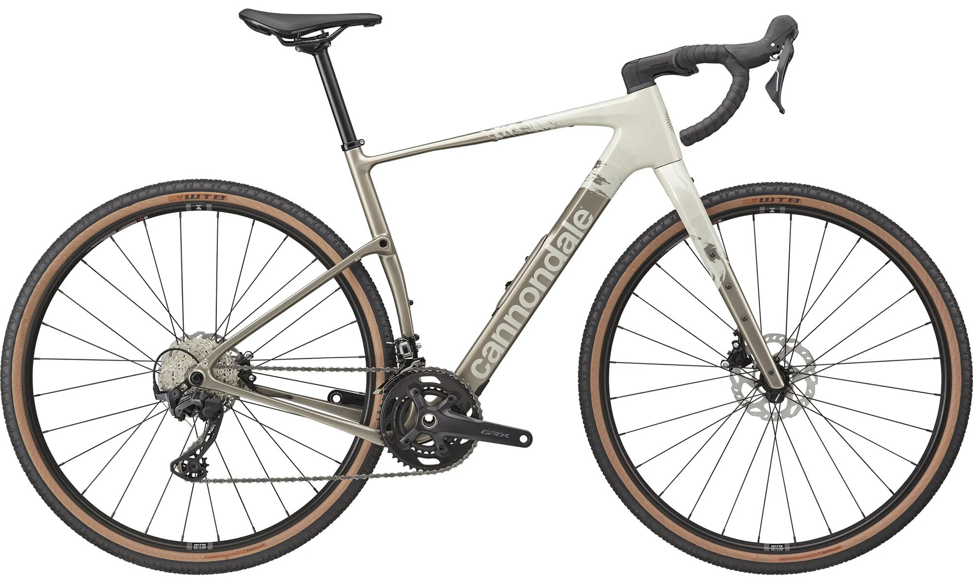 Велосипед Cannondale TOPSTONE Carbon 3 GRX 2x 28", размер M, рама 54, год 2026, светло-серый Велосипед Cannondale TOPSTONE Carbon 3 GRX 2x 28", размер M, рама 54, год 2026, светло-серый